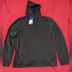 New ASICS Men's Pull Over Warmup Hoodie Black